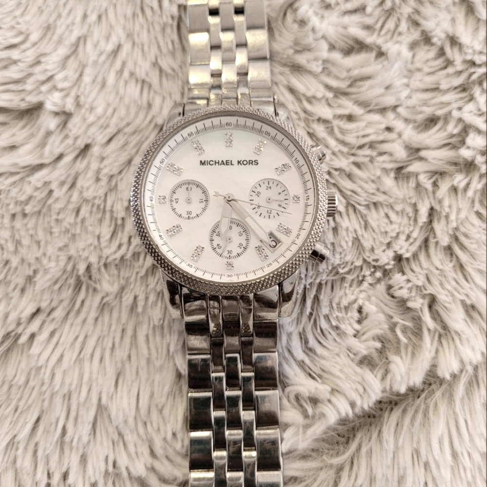 Michael Kors Women's Ritz Silver-Tone Watch MK5020
